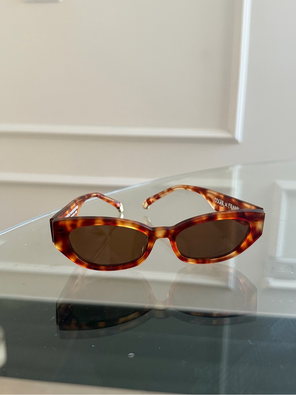Tortoiseshell Brown Lens Cat-Eye Sunglasses